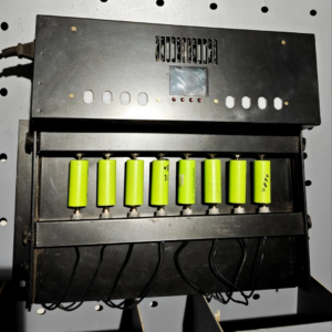 8 Channel Cell Charging And Discharging machine, Test current max: 1amp, Cell voltage range: 0 to 5 V