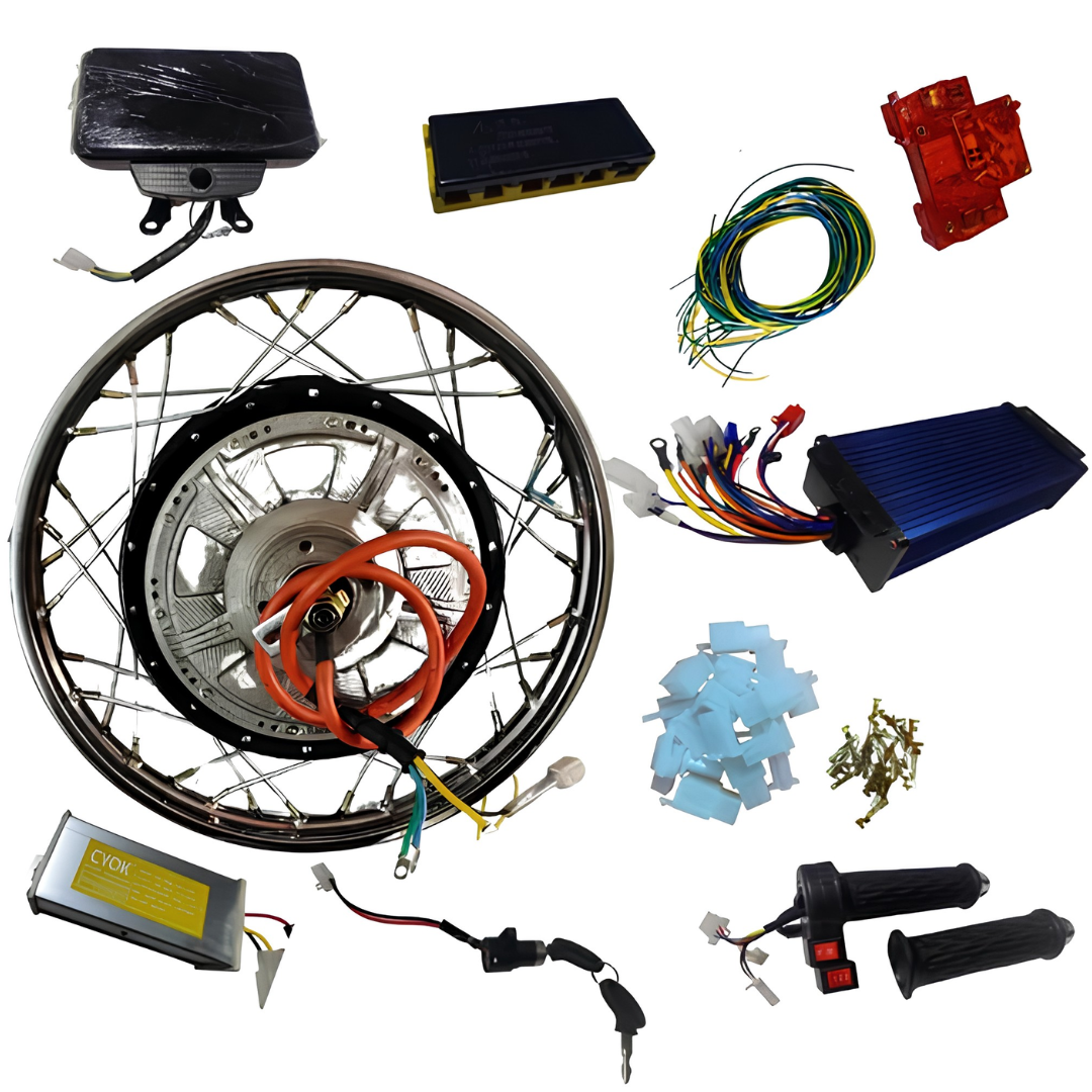 Hybrid 16 inch 1200 w hub motor xl100 petrol plus electric